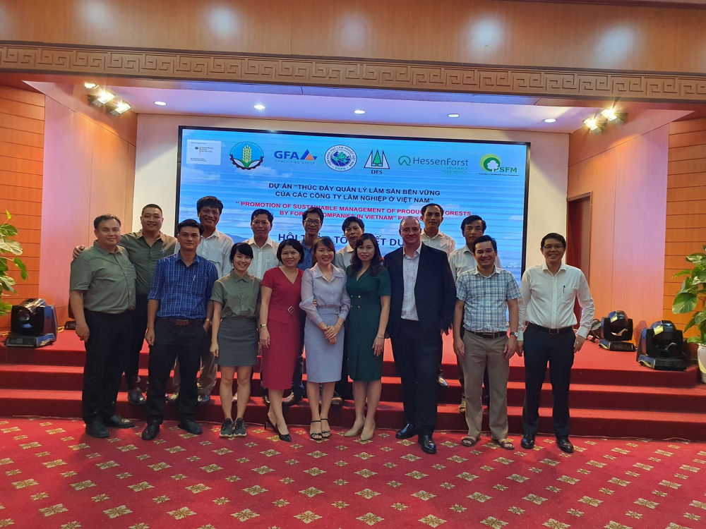 Hội nghị tổng kết dự án Thúc đẩy QLLS bền vững tại các công ty lâm nghiệp Việt Nam                                                                                                                      